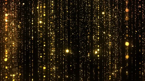 Elegant Golden Particles Seamlessly Looped Animated Stock Footage Video ...