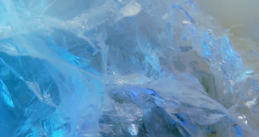 Abstract ice composition. Macro. 4K. | Shutterstock HD Video #1024269119
