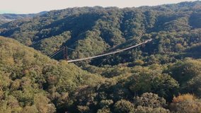 Aerial - Longest Pedestrian Bridge Of Japan