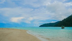Timelapse Video 4K, National park Surin Islands at Phang Nga Thailand