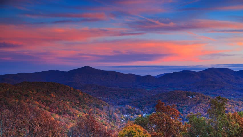 Beautiful Sunset over the Parkway image - Free stock photo - Public ...