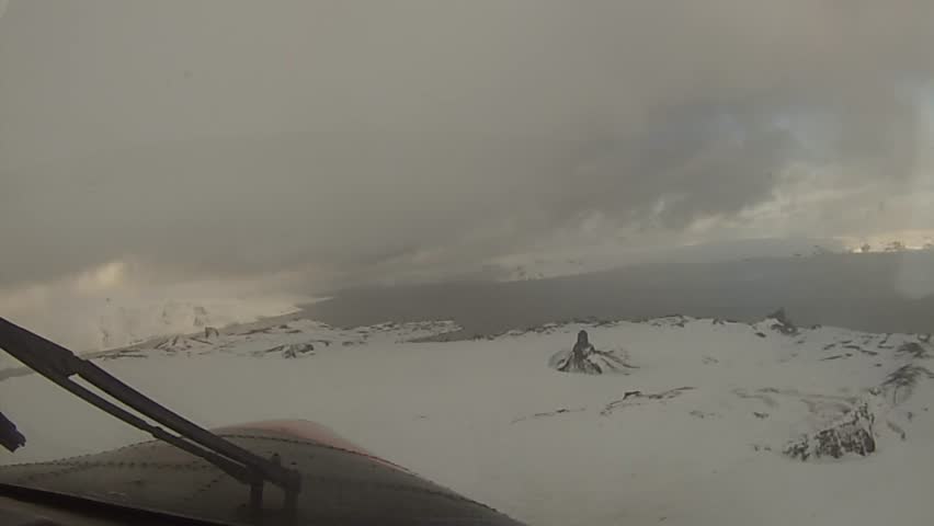 Flying over the exceptional landscapes of the Antarctica