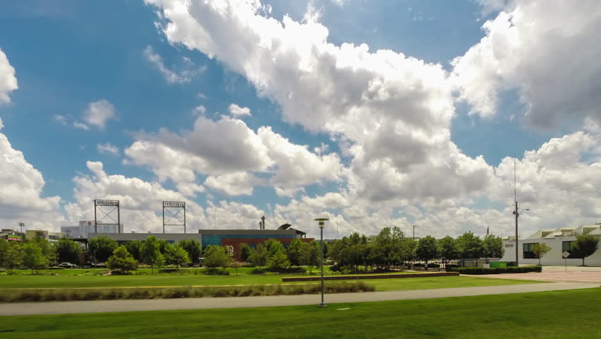 Summer Clouds roll in panning time-lapse over Birmingham, Alabama
