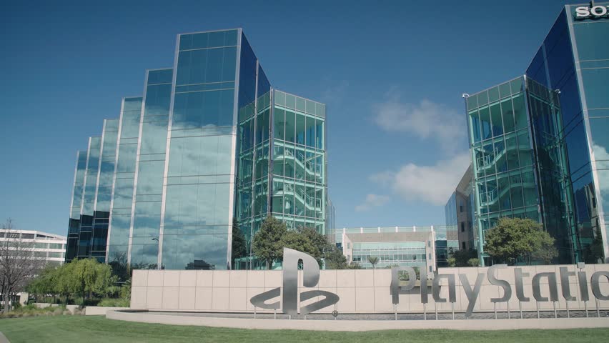 Sony Playstation Headquarters In Silicon Stock Footage Video 100 Royalty Free Shutterstock