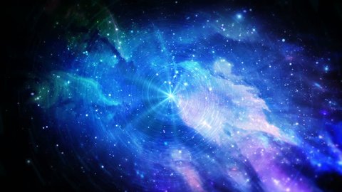 Blue Space Nebula Loop Background 4k Stock Footage Video (100% Royalty ...