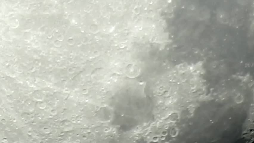 Close up shot of moon