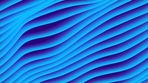 Colorful Wave Gradient Loop Animation Future Stock Footage Video (100% ...