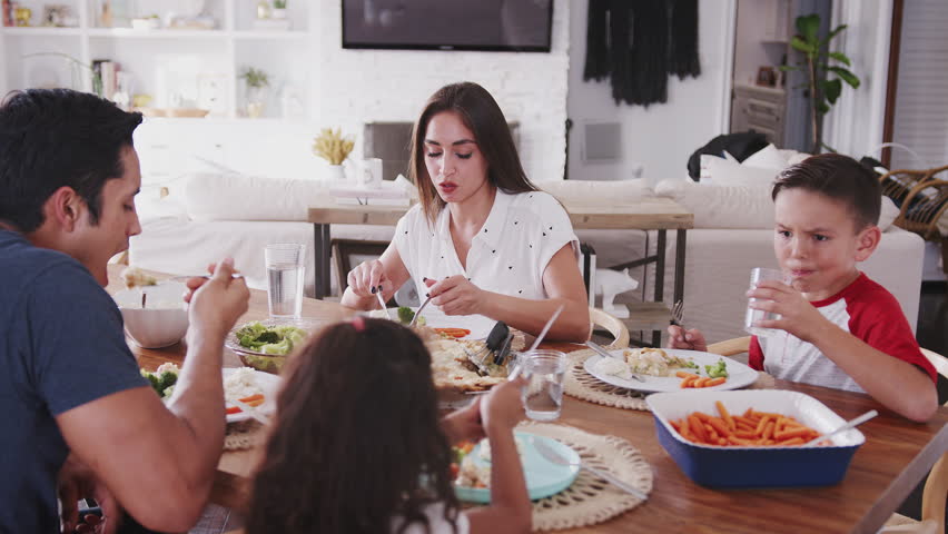 My sisters at the table