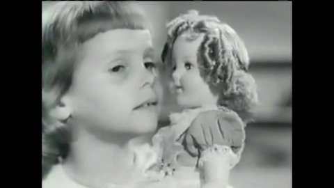 CIRCA 1960s - Shirley Temple comes in doll form during the 1950s