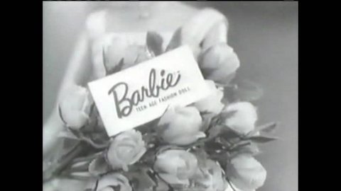 CIRCA 1960s - A commercial for Barbie Dolls from the 1950s