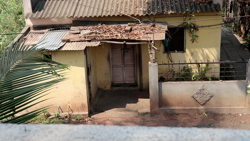 indian village life. indian village house door. rural indian village.