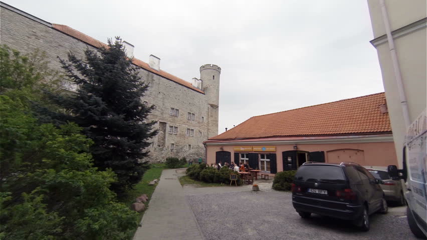 Tallinn, Estonia - MAY, 2015: Old Tallinn. Architecture, old houses, streets and neighborhoods. Estonia.