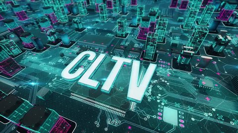 CLTV with digital technology concept