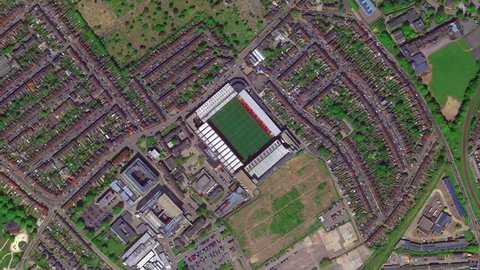 2019 February - Watford - England: Earth Zoom from Vicarage Road