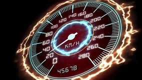 Speedometer, tachometer, 2 different colors - HUD - Powered by Shutterstock - Get 15% off with code: PIKWIZARD15