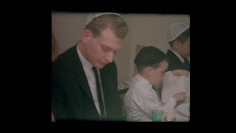 Baltimore, Maryland, USA- 1964: Jewish Family Passover Seder