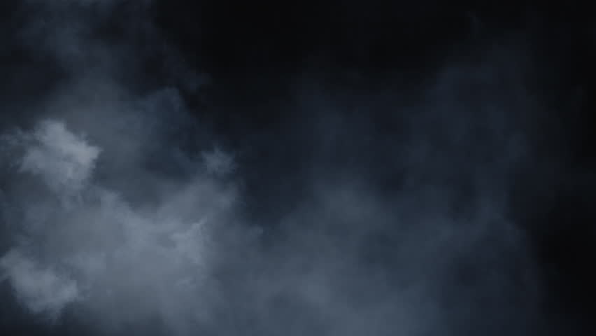 Spooky magic halloween. Atmospheric smoke VFX element. Haze background. Abstract smoke cloud. Smoke in slow motion on black background. White smoke slowly floating through space against black bg Royalty-Free Stock Footage #1024598798