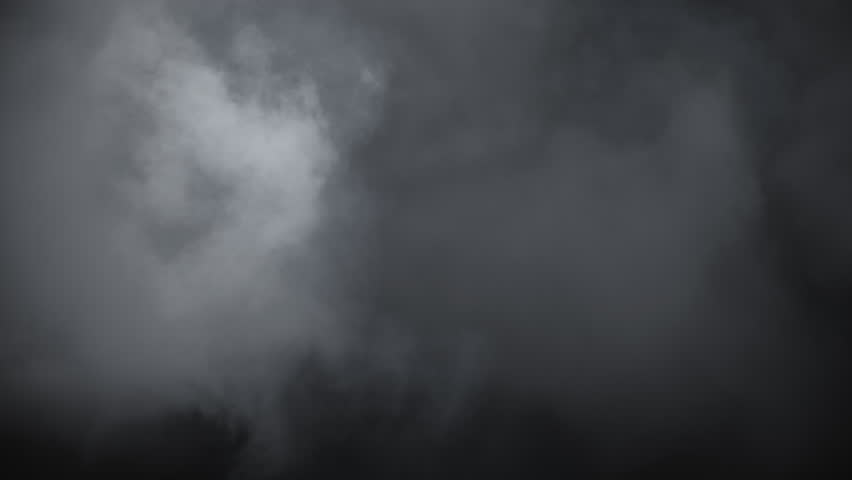 Spooky magic halloween. Atmospheric smoke VFX element. Haze background. Abstract smoke cloud. Smoke in slow motion on black background. White smoke slowly floating through space against black backgrou Royalty-Free Stock Footage #1024599368