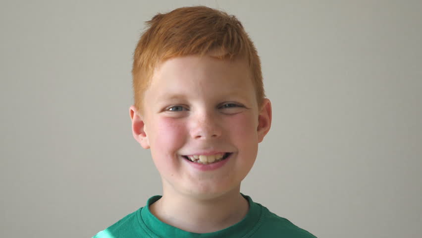 Portrait of Happy Red Hair 스톡 동영상 비디오(100% 로열티 프리) 1024635062 | Shutterstock