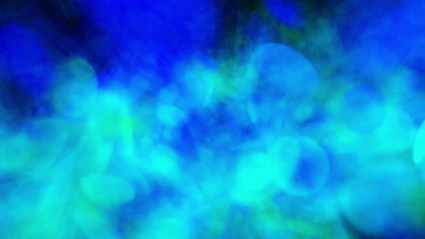 abstract blue green bokeh balls simulate Stock Footage Video (100% ...