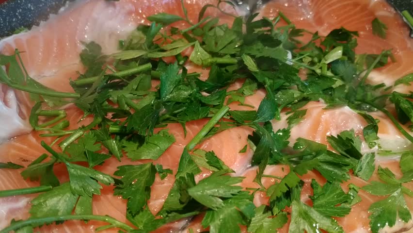 Raw Salmon being chopped image - Free stock photo - Public Domain photo ...