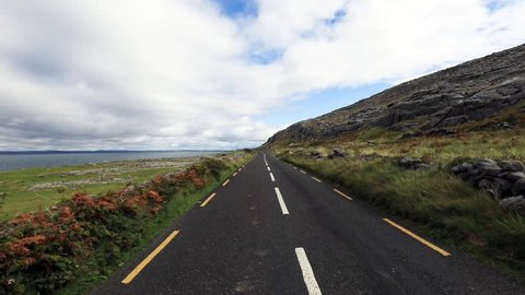 Road in the Burren, co. Clare, Ireland