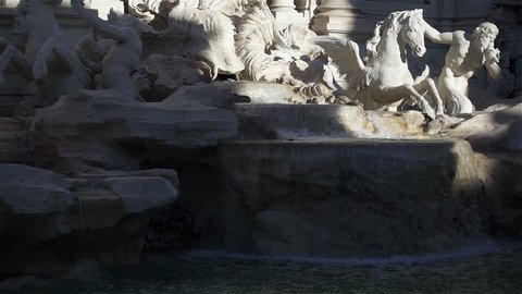 The Trevi Fountain is a fountain in the Trevi district in Rome, Italy. It is the largest Baroque fountain in Rome