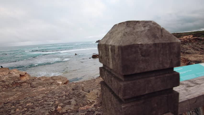 Warrnambool Beach on the Great Ocean Road in Victoria, Australia.