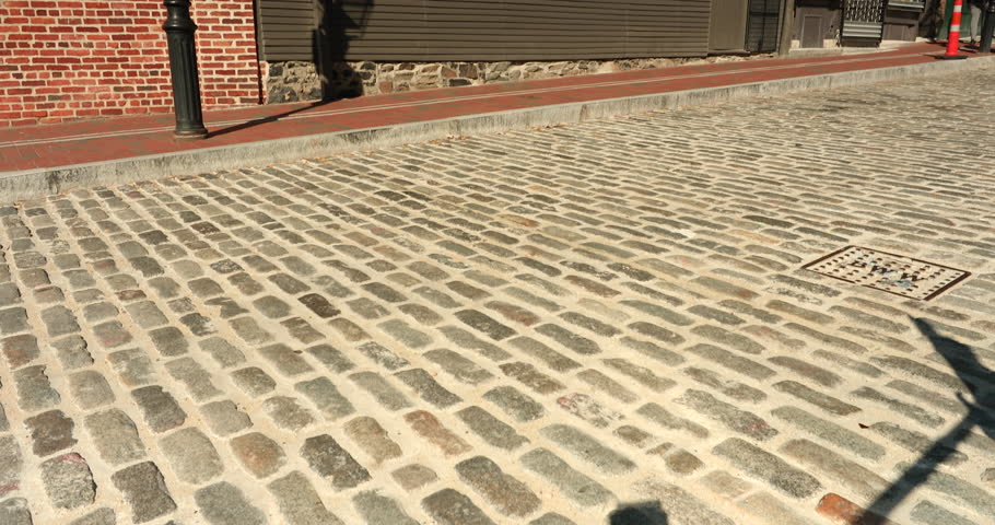 Paul Revere the Revolutionary War heroes famed residence restored Colonial era home along the Freedom Trail in the historic North End cobblestone neighbourhood of Boston Massachusetts USA