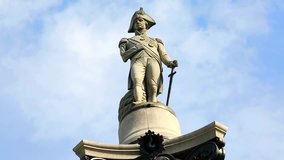 Nelson statue in Trafalgar Square