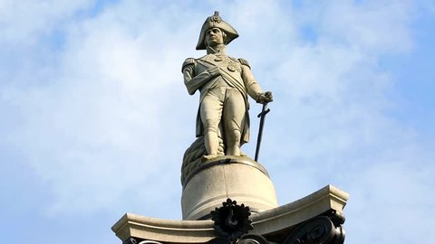 Nelson statue in Trafalgar Square