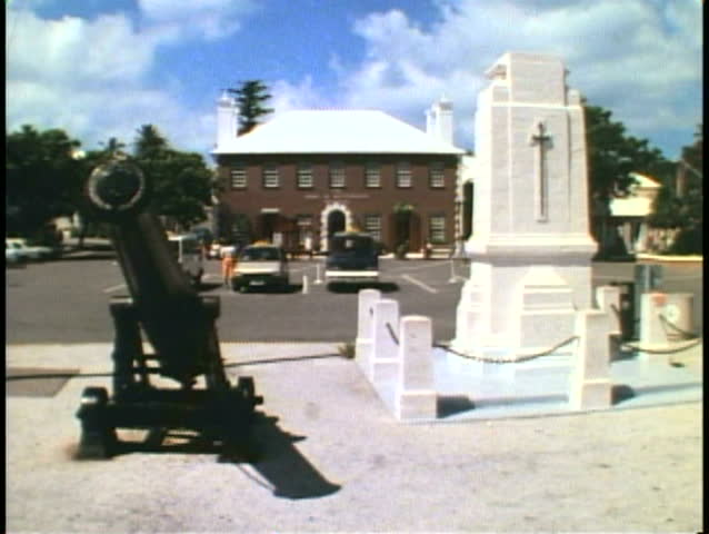 ST. GEORGE, BERMUDA, 1994, Kings Square, no people, wide shot
