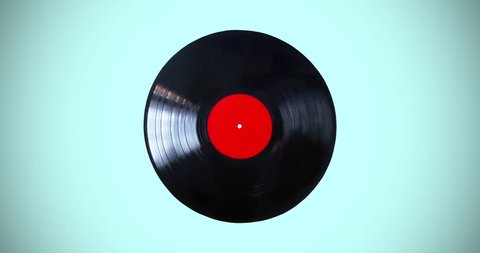 Black vinyl record lp album disc loop