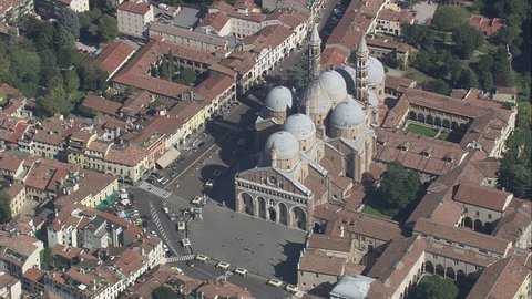 AERIAL Italy-Basilica Of Saint Anthony Of Padua 2007: Sant'Antonio Basilica in Padova Padua