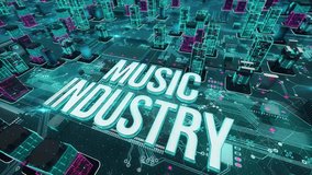 Music Industry with digital technology concept - Powered by Shutterstock - Get 15% off with code: PIKWIZARD15