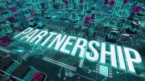 Partnership with digital technology concept - Powered by Shutterstock - Get 15% off with code: PIKWIZARD15