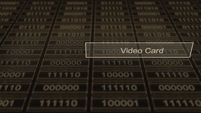 Binary code typography - Video card Animation - Powered by Shutterstock - Get 15% off with code: PIKWIZARD15