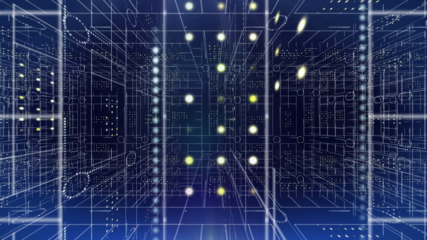 Line circle light 3d pan technology background 4K LOOP | Shutterstock HD Video #1024928183