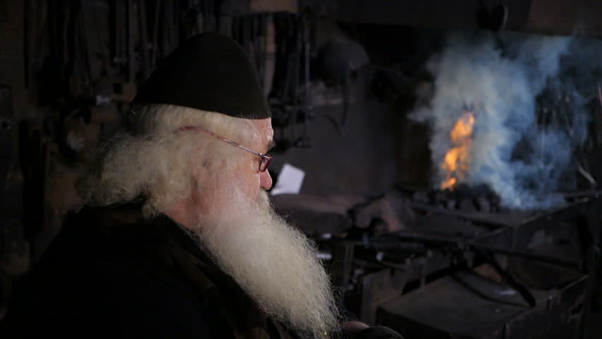 An old blacksmith