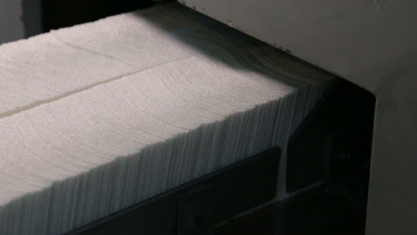 At paper manufacturing factory