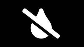 From the Glitch effect arises tint slash symbol. Then the TV turns off. Alpha channel Premultiplied - Matted with color black - Powered by Shutterstock - Get 15% off with code: PIKWIZARD15