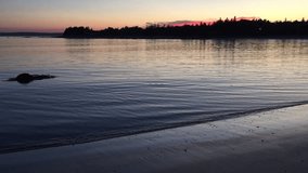 Sunset on the beach - Nova Scotia, Canada