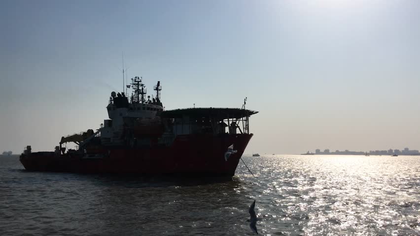 Mumbai Port Ship