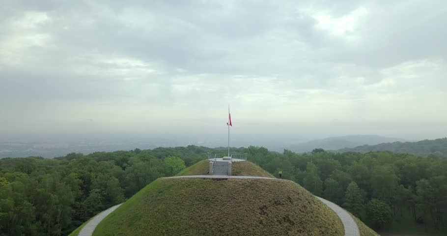 Pilsudski Mound, Krakow, Poland