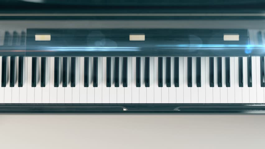 robot playing piano 4k animation Royalty-Free Stock Footage #1025117693