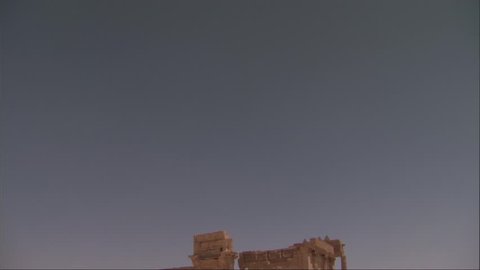 Historical ruins in the Ancient City of Palmyra/Damascus,Syria 