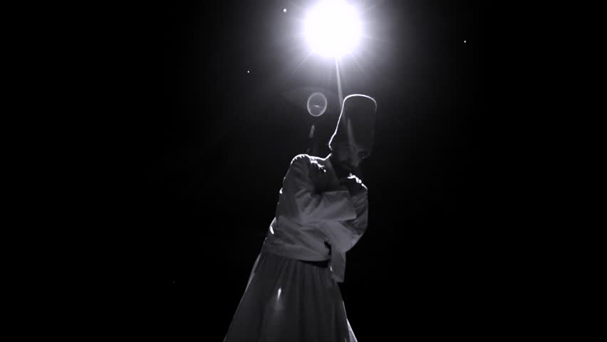 whirling dancer dervish Royalty-Free Stock Footage #1025179196