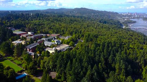Portland, Oregon / United States - 09 12 2017: Lewis and Clark College