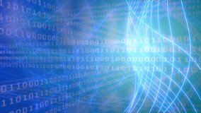 Digital animation of binary codes against blue background - Powered by Shutterstock - Get 15% off with code: PIKWIZARD15