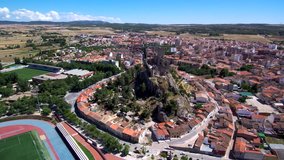 Almansa. Albacete. Spain. Drone Video in 4k